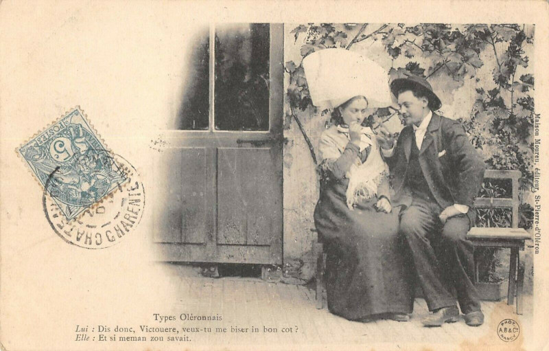 Carte postale ancienne Types Oleronnais