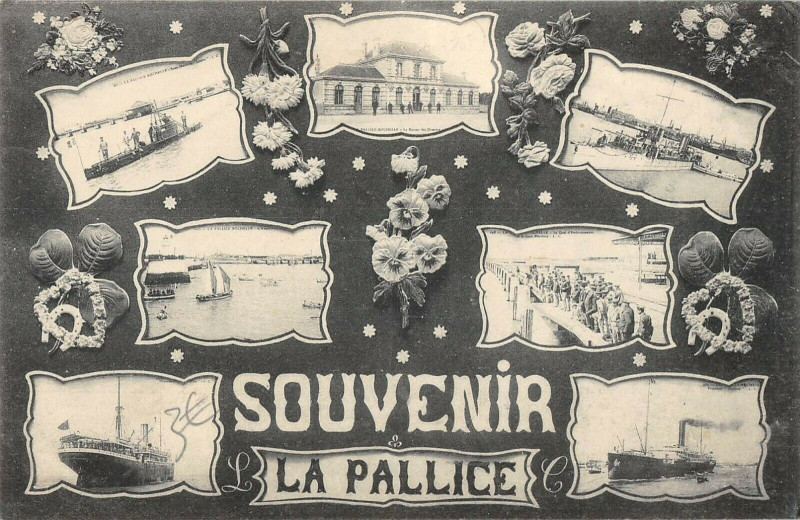 Carte postale ancienne Souvenir De La Pallice