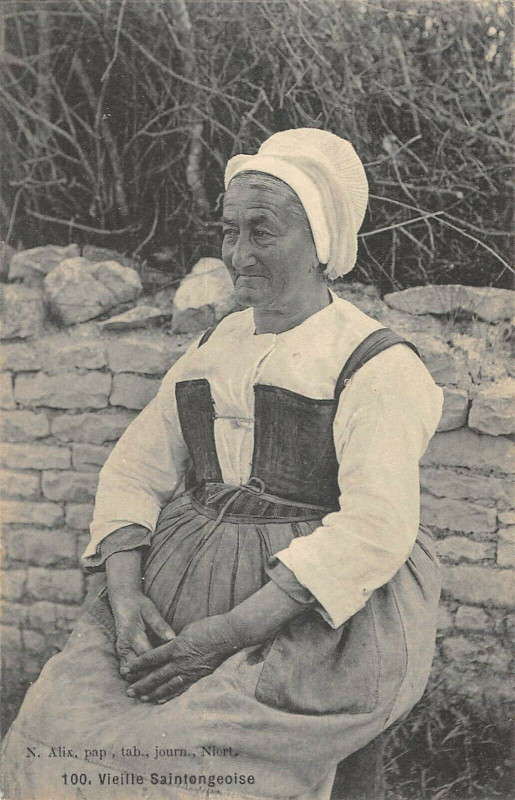 Carte postale ancienne Vieille Saintongeoise