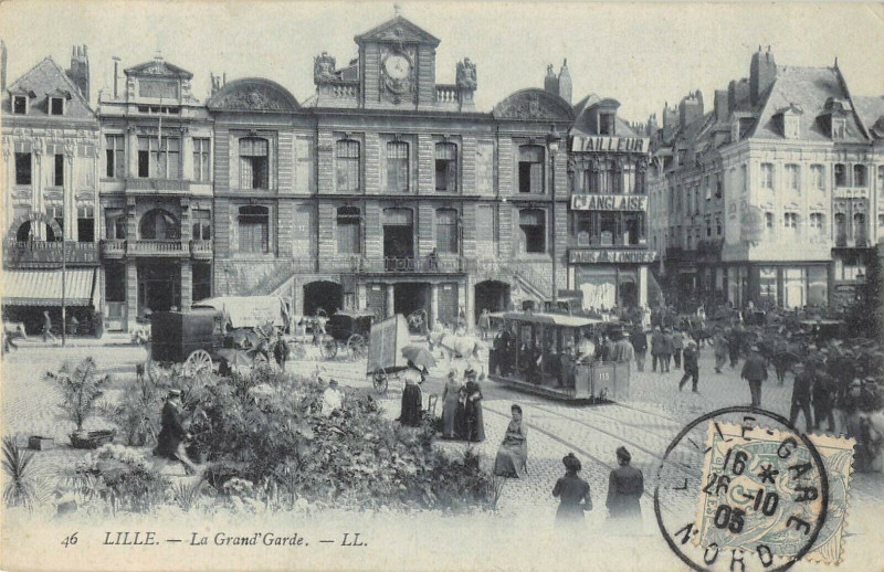 Carte postale ancienne Lille La Grand Garde à Lille