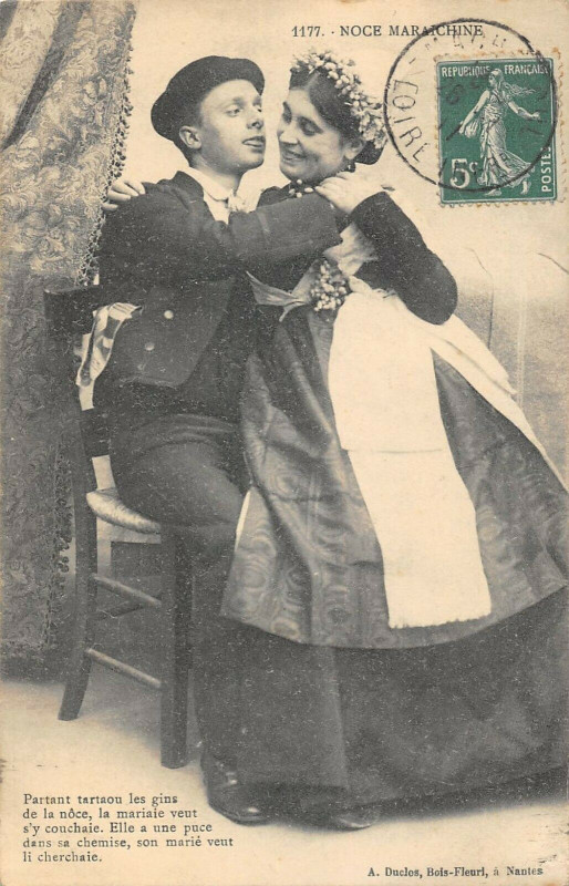Carte postale ancienne Noce Maraichine