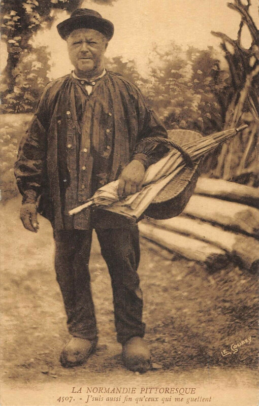 Carte postale ancienne La Normandie Pittoresque J'Suis Aussi