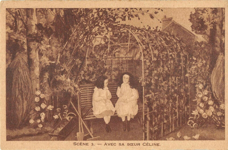 Carte postale ancienne Lisieux Diorama De Sainte-Therese De L'Enfant Jesus à Lisieux