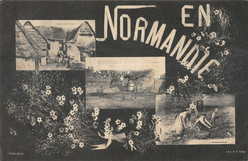 Carte postale ancienne En Normandie