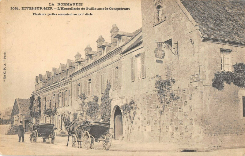 Carte postale ancienne Dives Hotellerie De Guillaume Le Conquerant
