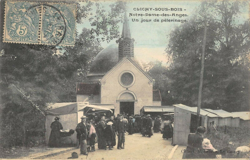 Carte postale ancienne Clichy Sous Bois Un Jour De Pelerinage à Clichy-sous-Bois