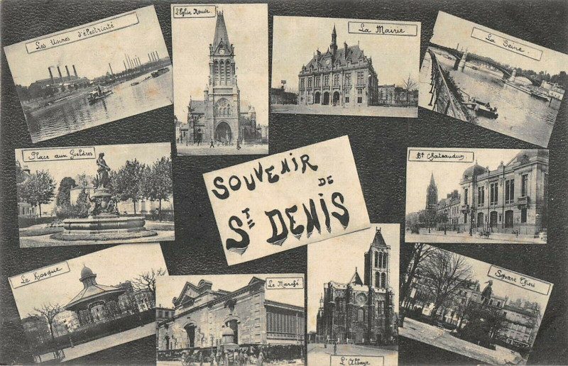 Carte postale ancienne Souvenir De Saint Denis à Saint-Denis
