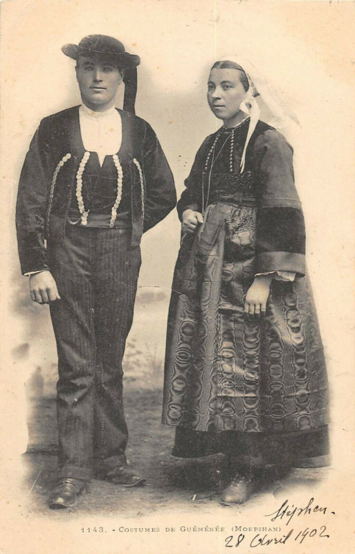 Carte postale ancienne Costume De Guemene