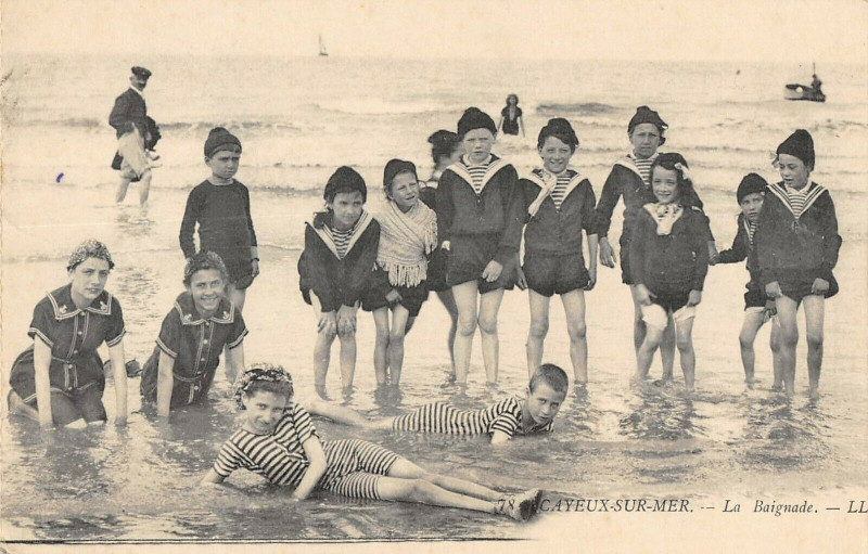 Carte postale ancienne Cayeux Sur Mer La Bagnade à Cayeux-sur-Mer