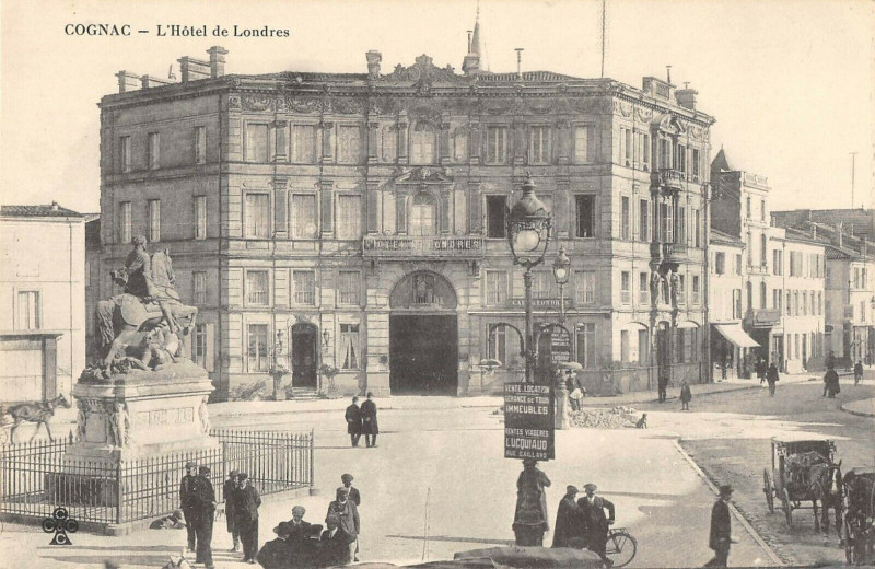Carte postale ancienne Cognac Hotel De Londres à Cognac