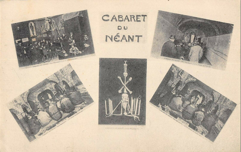 Carte postale ancienne Cabaret du Néant à Paris 18e
