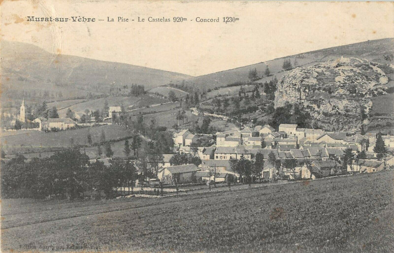 Carte postale ancienne Murat Sur Vebre à Murat-sur-Vèbre