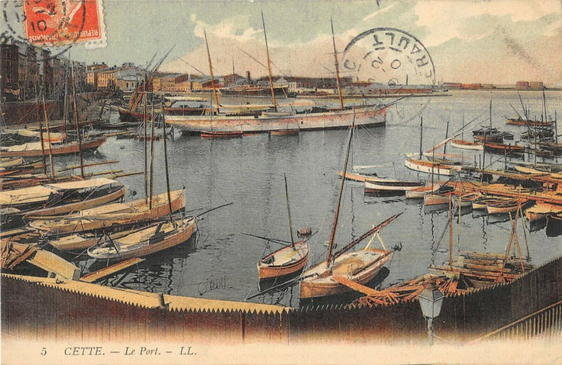 Carte postale ancienne Cette Le Port