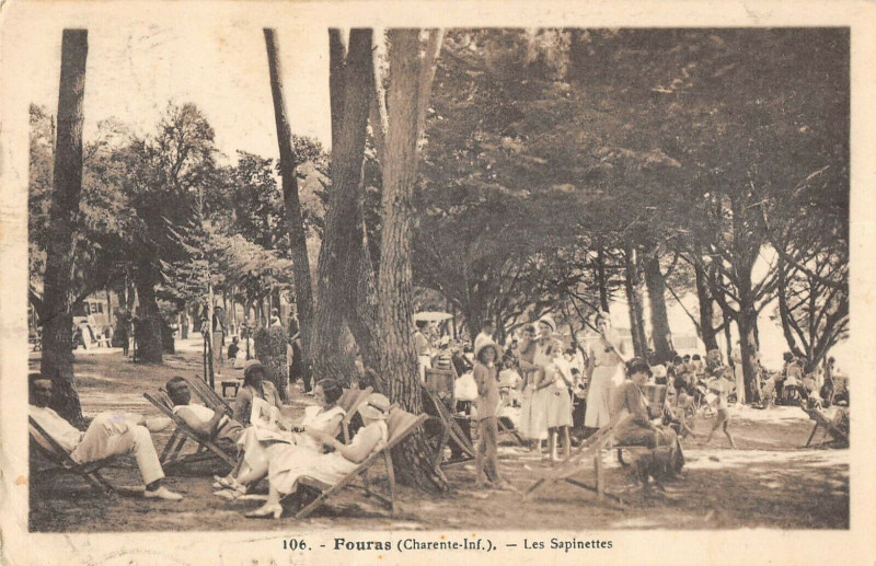 Carte postale ancienne Fouras Les Sapinettes à Fouras