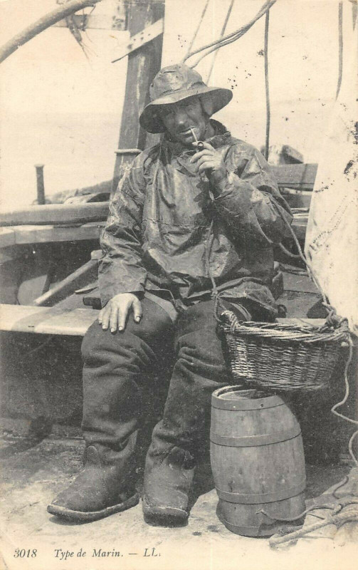 Carte postale ancienne Type De Marin