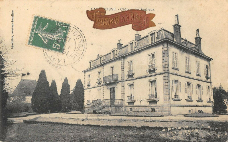 Carte postale ancienne Lapeyrouse Chateau Des Amiraux à Lapeyrouse