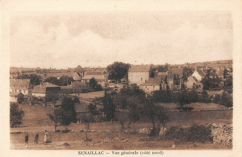 Carte postale ancienne Senaillac Vue Generale Cote Nord