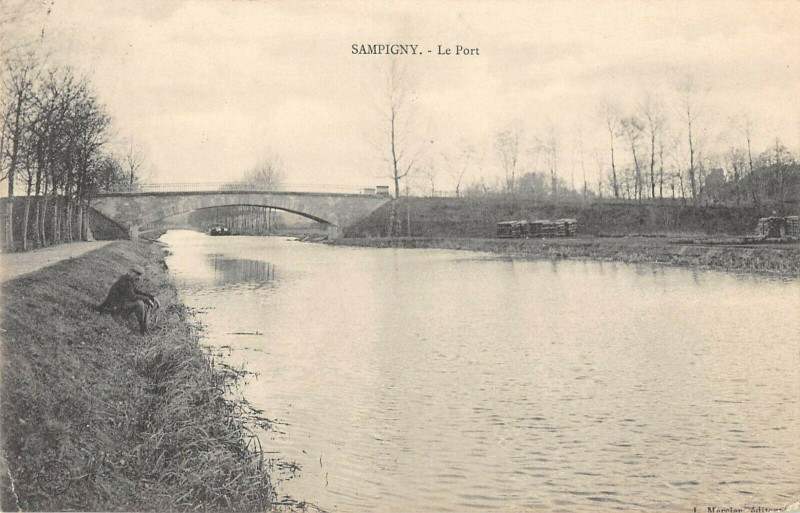 Carte postale ancienne 54 Sampigny Le Port à Sampigny