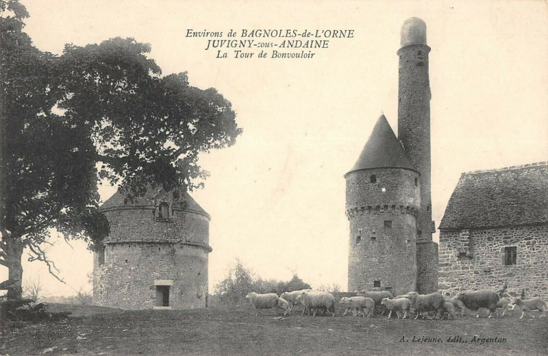 Carte postale ancienne Juvigny Sous Andaine La Tour De Bonvouloir