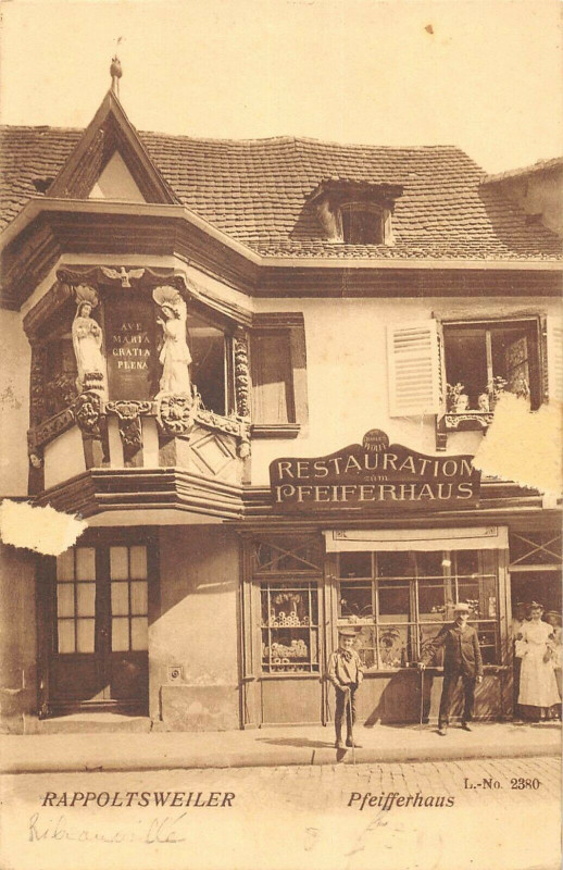 Carte postale ancienne Rappoltsweiler Restauration