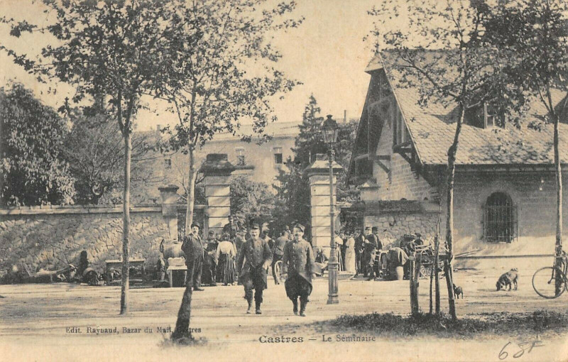 Carte postale ancienne Castres Le Seminaire à Castres