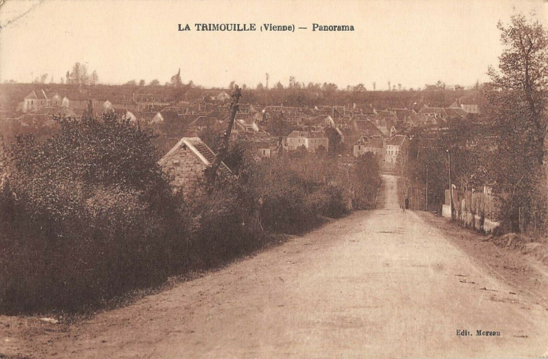 Carte postale ancienne La Trimouille Panorama à La Trimouille