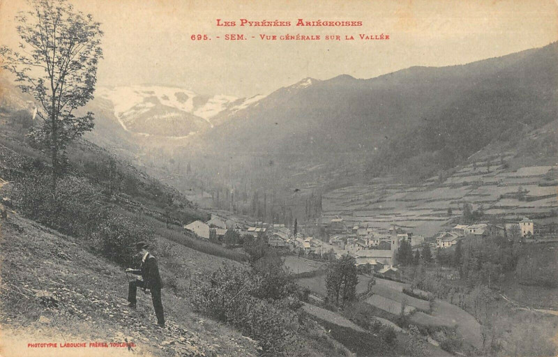 Carte postale ancienne Sem Vue Generale Sur La Vallee