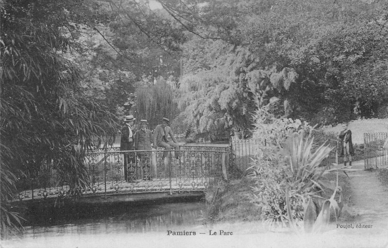 Carte postale ancienne Pamiers Le Parc à Pamiers