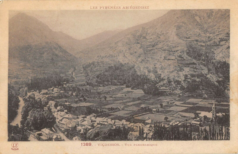 Carte postale ancienne Vicdessos Vue Panoramique