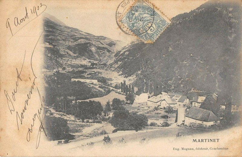 Carte postale ancienne Martinet (cpa précurseur