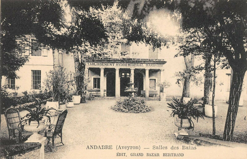 Carte postale ancienne Andabre Salles De Bains