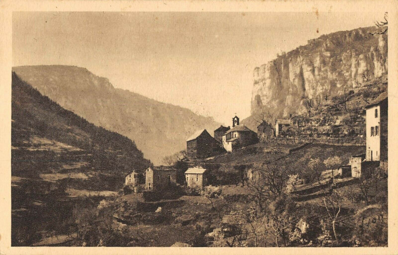 Carte postale ancienne Le Truel Le Canon De La Jonte au Truel