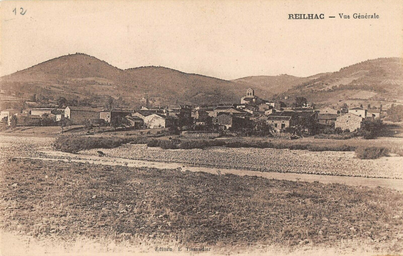 Carte postale ancienne Reilhac Vue Generale