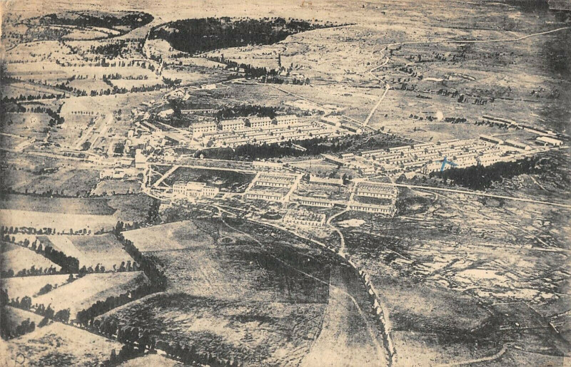 Carte postale ancienne Vue Generale Du Camp Du Larzac