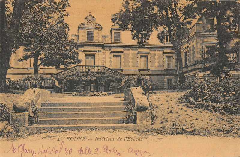 Carte postale ancienne Rodez Interieur De L'Eveche à Rodez