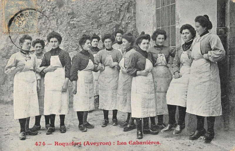 Carte postale ancienne Roquefort Les Cabanieres