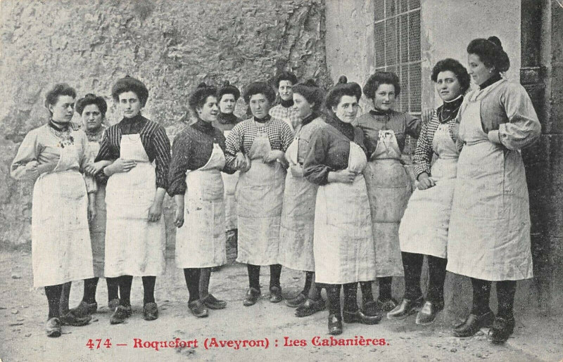 Carte postale ancienne Roquefort Les Cabanieres