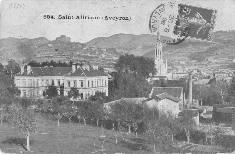 Carte postale ancienne Saint Affrique à Saint-Affrique