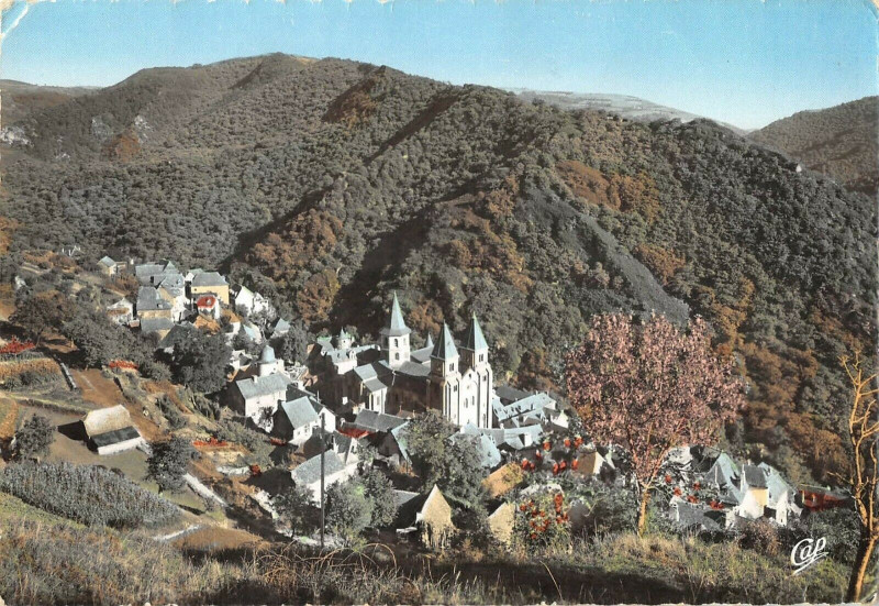 Carte postale ancienne Conques Vue Generale
