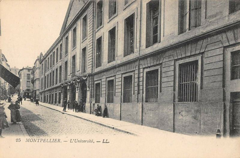 Carte postale ancienne Montpellier L'Universite à Montpellier