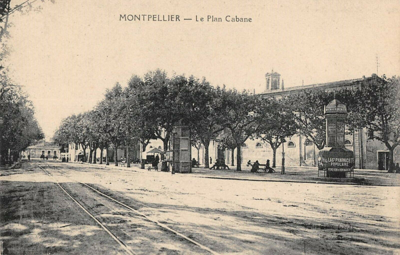 Carte postale ancienne Montpellier Le Plan Cabane à Montpellier