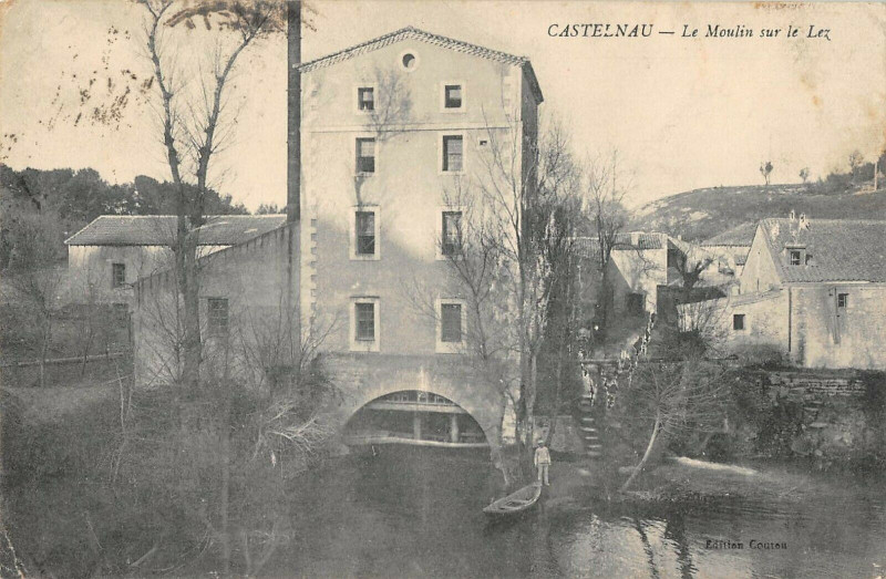 Carte postale ancienne Castelnau Le Moulin Sur Le Lez