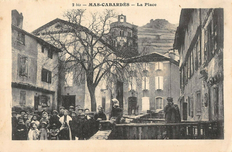 Carte postale ancienne Mas Cabardes La Place