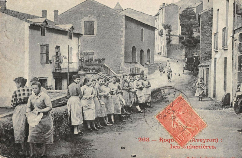 Carte postale ancienne Roquefort Les Cabanieres