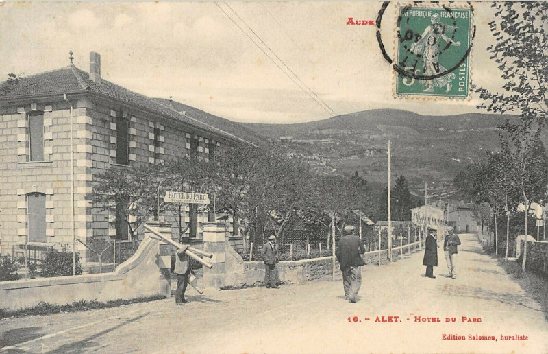 Carte postale ancienne Alet Hotel Du Parc