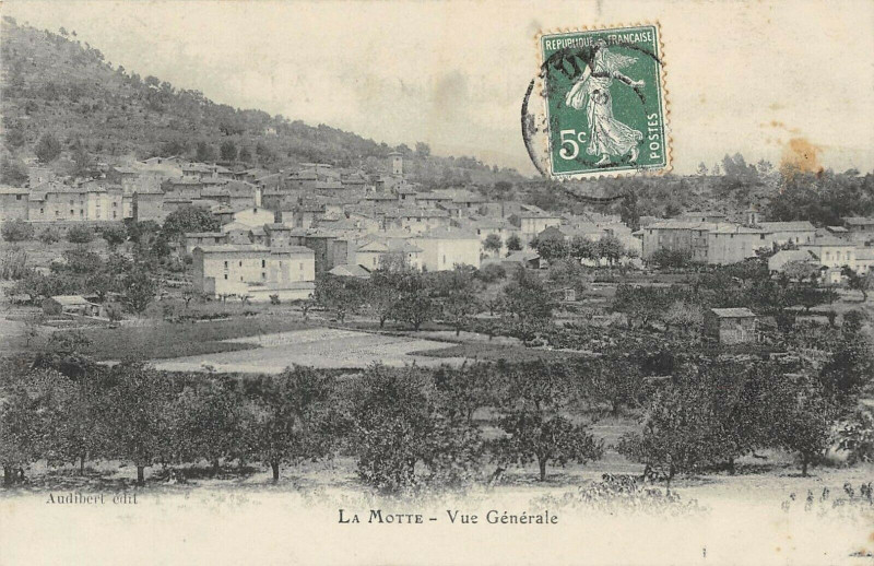 Carte postale ancienne La Motte Vue Generale à La Motte