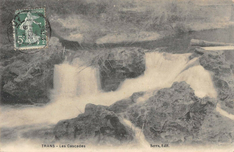 Carte postale ancienne Trans Les Cascades