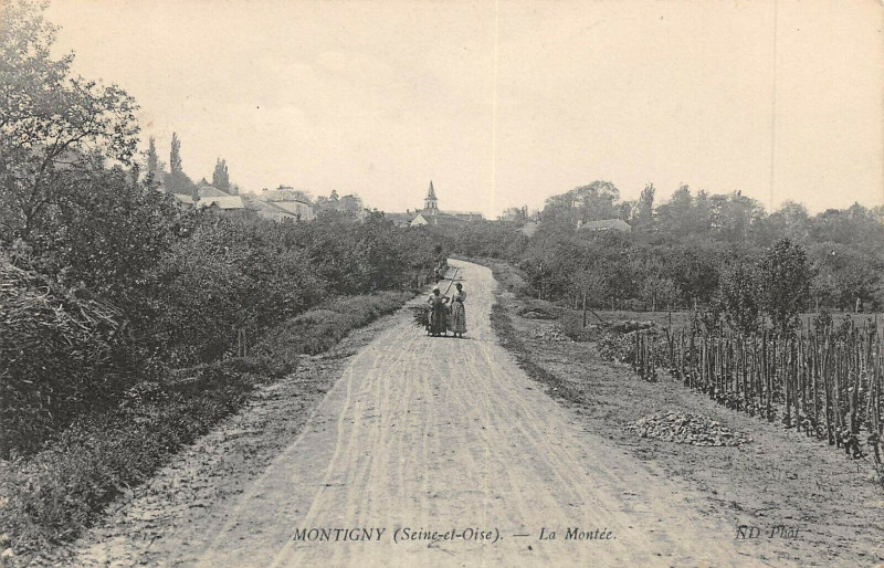 Carte postale ancienne Montigny La Montee