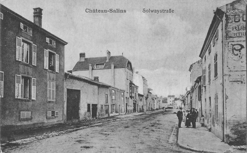 Carte postale ancienne Chateau Salins Solwaystrasse