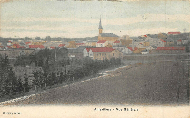 Carte postale ancienne Aillevillers Vue Generale